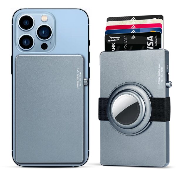 22.jpg TOYFID All-Aluminum Pop Up Slide Rfid Slim Card Holder Wallet With Airtag Holder