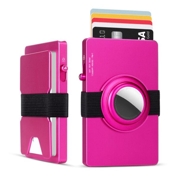 6.jpg TOYFID All-Aluminum Pop Up Slide Rfid Slim Card Holder Wallet With Airtag Holder