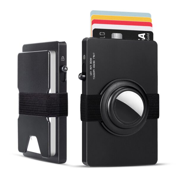 9.jpg TOYFID All-Aluminum Pop Up Slide Rfid Slim Card Holder Wallet With Airtag Holder