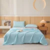 S1dc9a69f89a1451cbe5b1f4d9b3ebdb0u.webp 1pc Cooling Summer Quilt,Blue Grey AB Side Cool Feeling Comforter.Smooth,Skin-friendly Blanket Home Kids Adult Bedding 150*200cm