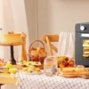 S3d799eebd7ee453ba96516b258394a3br-2.webp Karinear 36L Air Fryer Oven, 1700W Stainless Steel Airfryer 10 in 1 Countertop Oven, Double-layered Glass Door, Accessory Set