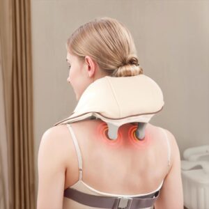 Electric Neck Massager with Heat – Best 2-in-1 Deep Tissue Shoulder & Back Pain Relief 2025