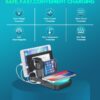 53268054-b92b-4e49-bc93-fc19e087a651.jpg 70W Charging Station For Multiple Devices, 5 In 1 Fast Charging Dock With 10W Max Wireless Charger And 4 Ports , 30W USB C PD Fast Charging For IPad, IPhone,Tablets,Kindle