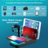 96a0b611-e395-4898-b81f-9ca787fb7884.jpg 70W Charging Station For Multiple Devices, 5 In 1 Fast Charging Dock With 10W Max Wireless Charger And 4 Ports , 30W USB C PD Fast Charging For IPad, IPhone,Tablets,Kindle