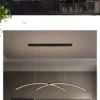 S083bf702171e49eb98a992c577a36abaV.webp Modern Led Chandelier Light Ceiling Lamp Minimalist Nordic Living Room Dining Room Study Decorative Lamps