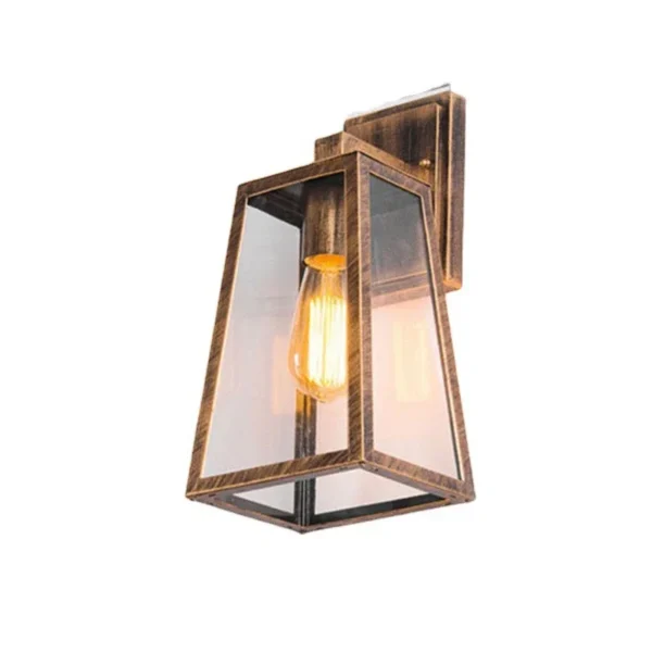Retro Outdoor Waterproof Wall Lamps Iron Art Lampshade Sconce Acrylic Corridor Wall Light E27 Screw Outdoor Wall Light