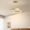 S58ec5394e2f649f58c274298025f6840R.webp Modern LED Chandelier For Living Room Dining Room Bedroom Study Ring Ceiling Pendant Lamp Lustre Room Decorative Lighting Lamp