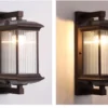 Outdoor Wall Lamp Metal Waterproof Outside Wall Lights AC90-260V Exterior Wall Lighting for Hotel Villa Big Porch Garden Gate
