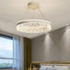S94e436976ec74665a755b32d4c062b37A.webp Modern LED Chandelier For Living Room Dining Room Bedroom Study Ring Ceiling Pendant Lamp Lustre Room Decorative Lighting Lamp