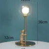Modern Decorative Floor Lamps Resin Animal Stand Lamps LED Desk Lights Mouse Table Lamps Home Decor Desk Lamp Lighting Fixtures