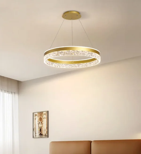 S9d212a3a759a4f5cb1af4163827af97d9.webp Modern LED Chandelier For Living Room Dining Room Bedroom Study Ring Ceiling Pendant Lamp Lustre Room Decorative Lighting Lamp