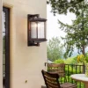 Outdoor Wall Lamp Metal Waterproof Outside Wall Lights AC90-260V Exterior Wall Lighting for Hotel Villa Big Porch Garden Gate