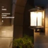 Outdoor Wall Lamp Metal Waterproof Outside Wall Lights AC90-260V Exterior Wall Lighting for Hotel Villa Big Porch Garden Gate