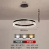 Sc10603ec26c44e219edf377da59c6d5ef.webp Modern LED Chandelier For Living Room Dining Room Bedroom Study Ring Ceiling Pendant Lamp Lustre Room Decorative Lighting Lamp