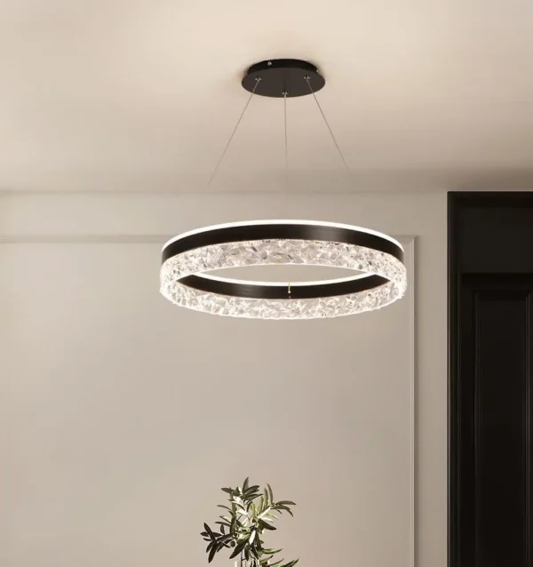 Sdc6769e155aa4a379125e002d5f41dc9n.webp Modern LED Chandelier For Living Room Dining Room Bedroom Study Ring Ceiling Pendant Lamp Lustre Room Decorative Lighting Lamp