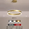 Se42f0ec455594036b096cefe3df4fc9a4.webp Modern LED Chandelier For Living Room Dining Room Bedroom Study Ring Ceiling Pendant Lamp Lustre Room Decorative Lighting Lamp