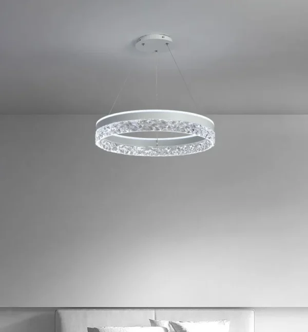 Sf1a6860d58be44869194ec580bda98faC.webp Modern LED Chandelier For Living Room Dining Room Bedroom Study Ring Ceiling Pendant Lamp Lustre Room Decorative Lighting Lamp